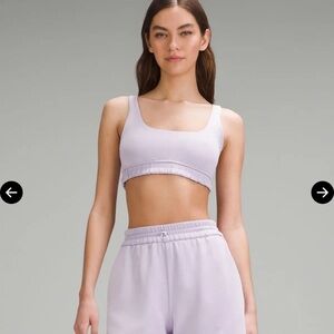 Lululemon Softsreme Scoop-Neck Bra *Lilac Ether*, NWT, Size 8